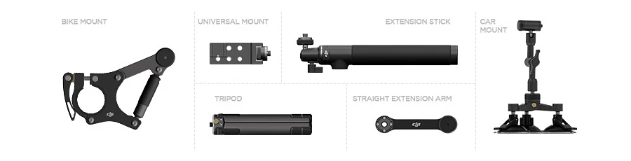 DJI Osmo полностью стабилизированная камера 4K 12 МП замедленная запись звука Дистанционное управление камерой надежная ручка 6h время ожидания dji osmo