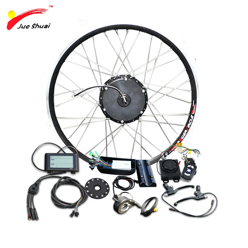 

jueshuai 36V 350w Electric Bike Bicycle Conversion Kit for 20" 24" 26" 700C Front Wheel Hub Motor Ebike kit bicicleta electrica