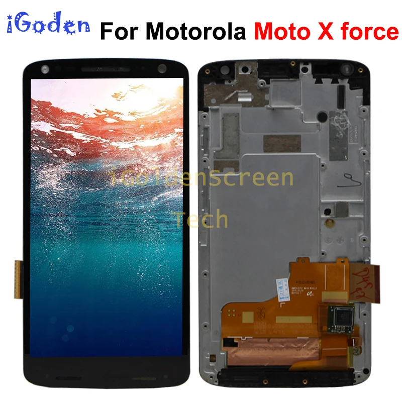 Оригинальный OEM 1440*2560 для 5 4 &quotMotorola Moto X force ЖК дисплей Motorola FORCE экран с сенсорным