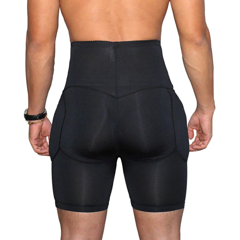 

New Hot Men Butt Lifter Padded Underwear Buttocks Booster Enhancer Hip Shaper Boxer Shorts YAA99