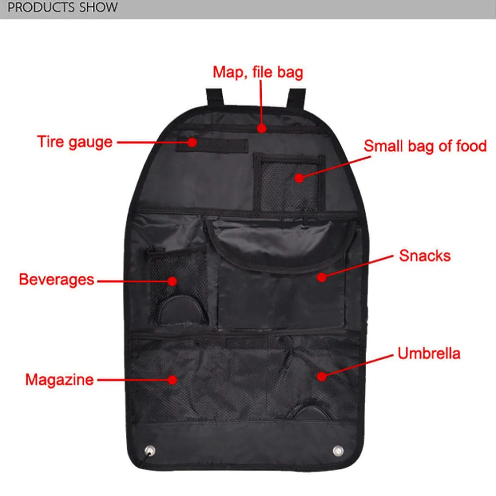 

Top Quality car-styling Car Seat Bag Storage Multi Pocket Organizer 6.14