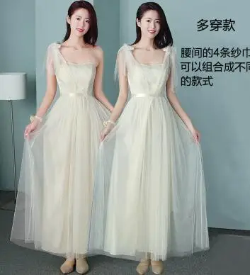 Vestido Longo розовое платье подружки невесты Новое Элегантное платье трапециевидной формы с v-образным вырезом серое длинное платье для свадебной вечеринки - Цвет: 12