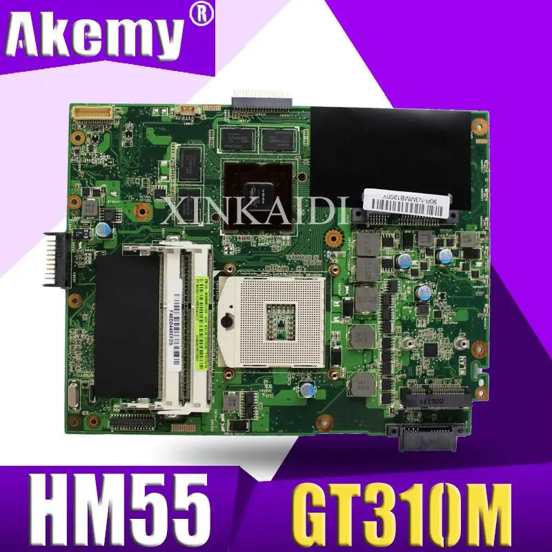 ل ASUS K52JV اللوحة المحمول اللوحة الأم اختبار 100% موافق 1 GB HM55 GT310M REV 2.0