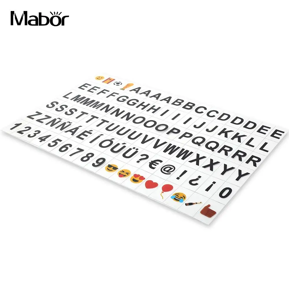 

102pcs/lot Letter Cards Cinematic Light Box Colorful Spain DIY Symbols Gifts Wedding Party Combination Home Decor For Light box