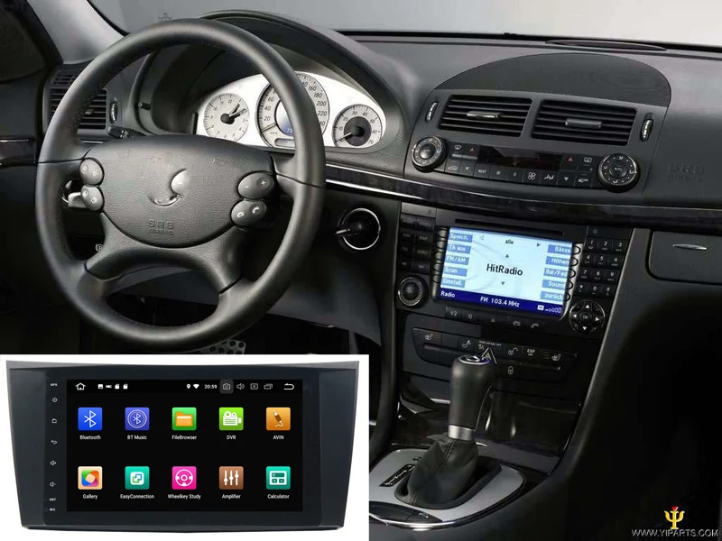 Flash Deal 8inch two din android 9.0 car dvd player for Mercedes Benz E class W211 W219 E280 E240 E270 CLS class W463 car audio gps navi 4
