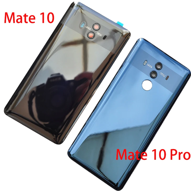 

For Huawei Mate 10 / Mate 10 Pro Glass Rear Housing Battery Cover Housing Case Back With Camera Lens
