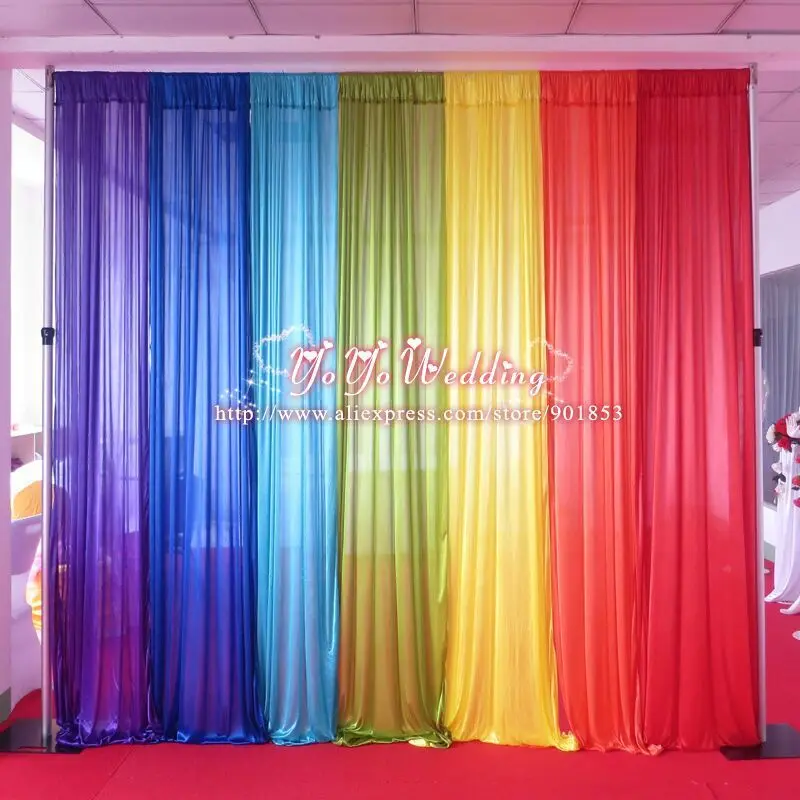 Aliexpress.com : Buy 3m*3m colorful rainbow ice silk 