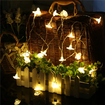 

Fairy Lightsfairy lightsHeart String Light 1.5M-10M,10L/20L/40L/96L,3AA/31V US/EU Room Weding Party Wall Window Home Decor Nowelty Children Night Lamp