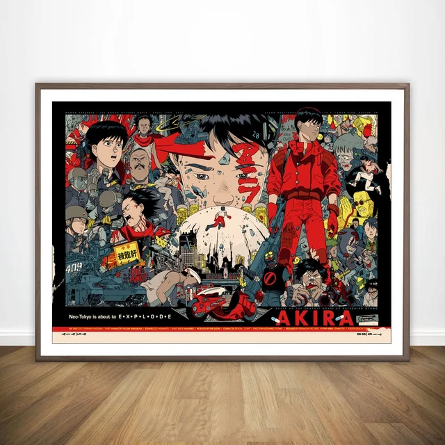 Akira Red Fighting Anime Wall Art Paint Wall Decor Canvas Prints Akira Red Fighting Anime Wall Art Paint Wall Decor Canvas Prints