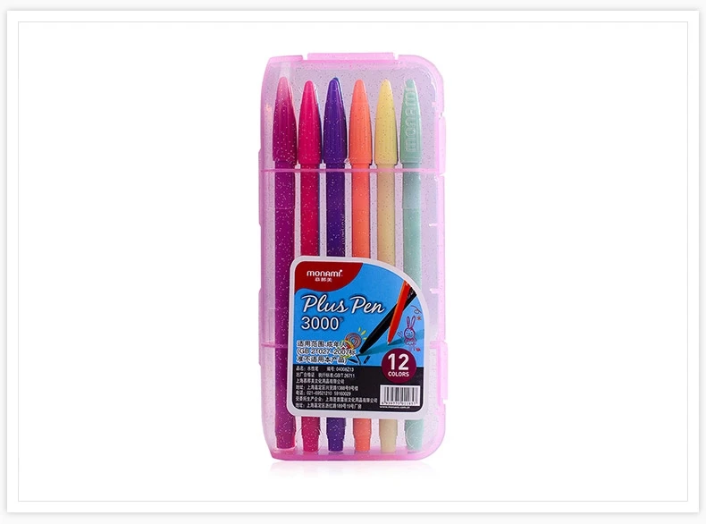 Pintados à Mão Linha de Fibra de Água Monami Cores Caneta Pintura Estudante Neutra 36 8 Material escolar e de escritório
