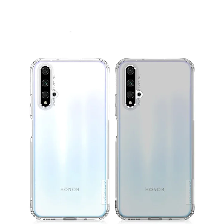 Для huawei Honor 20 чехол Nillkin натуральный прозрачный мягкий кремний TPU Защитный чехол для huawei Honor 20 Pro Чехол 6,26''