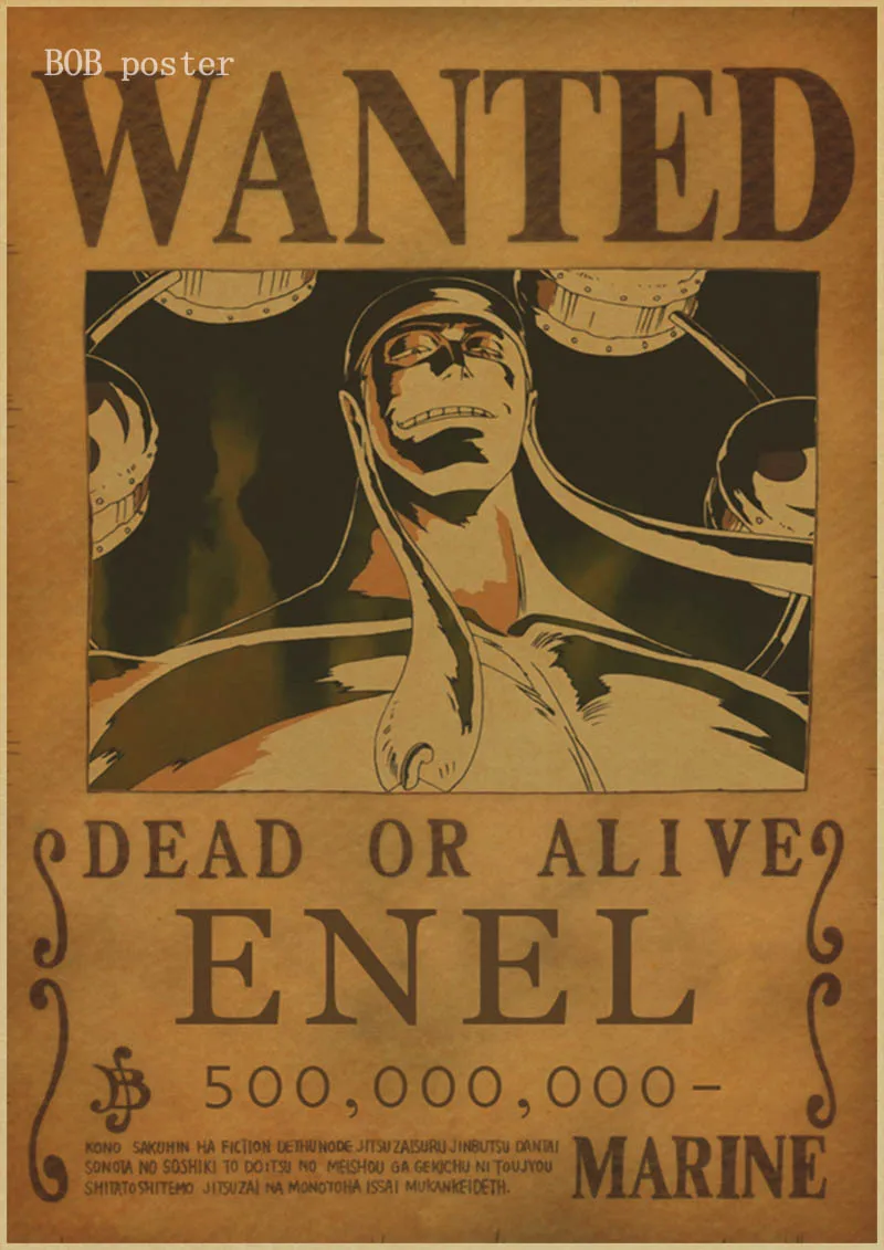 One Piece Wanted Poster Free Worldwide Shipping No 1 Fan Shop