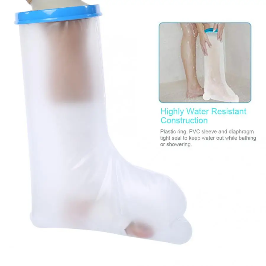 Leg Protector Waterproof Cast Bandage Protector Wound Fracture Calf