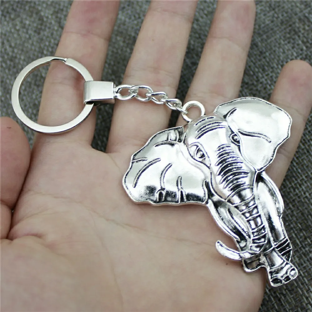 1 Piece Keychain Elephant Head Elephant Deity keychain keyring keychains  for women car key chain - AliExpress