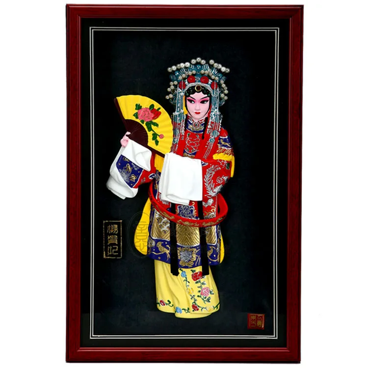 

Decoration Arts crafts girl gifts get married Opera characters, picture frames, pendants, Yang family living room, hotel wall de