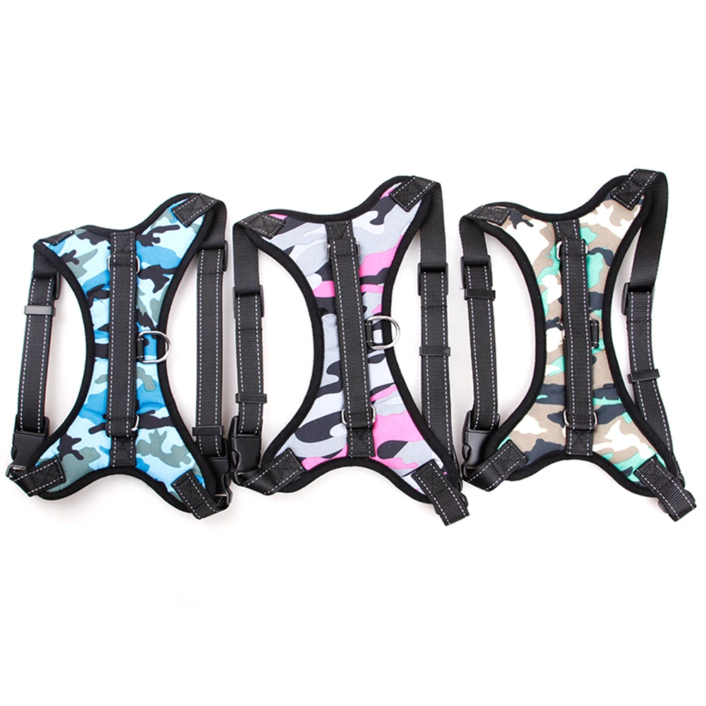 

Dog Harness No-Pull Pet Harness Adjustable Outdoor Medium Large Pet Vest With Handle For Alaskan Labrador Samoyed Chow Chow