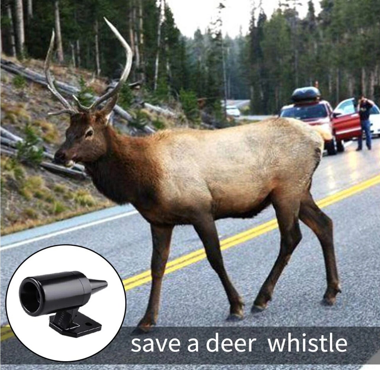 1pc Animal Deer Warning Alarm Bicycle Car for seat ibiza fr mazda cx-5 honda accord mazda cx5 kia sportage 2011