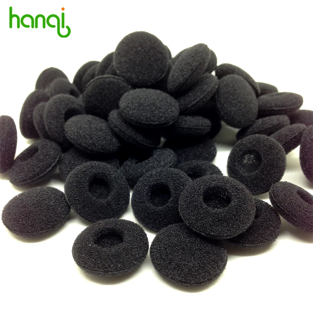 New Black 10pcs Soft Replacement Earphone Ear Pads Bud Foam Earbud
