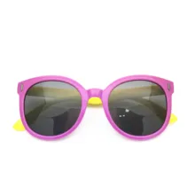Винтажные очки детские солнцезащитные очки круглые пурпурно-красные Gafas Детские UV400 спортивные солнцезащитные очки для девочек и мальчиков Oculos De Sol