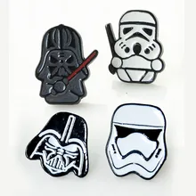 IVYYE "Звездные войны", dark Warrior модные аниме Сережка с героями мультфильмов милые серьги-гвоздики с животными для Для женщин девушки детские ювелирные изделия рождественское платье Новое поступление, подарок при покупке