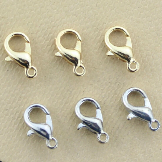 Clip Art Lobster Clip aliexpress com buy 100 pcs diy jewelry accessories metal clasp lobster hook clip a12 necklace buckle bracelet from