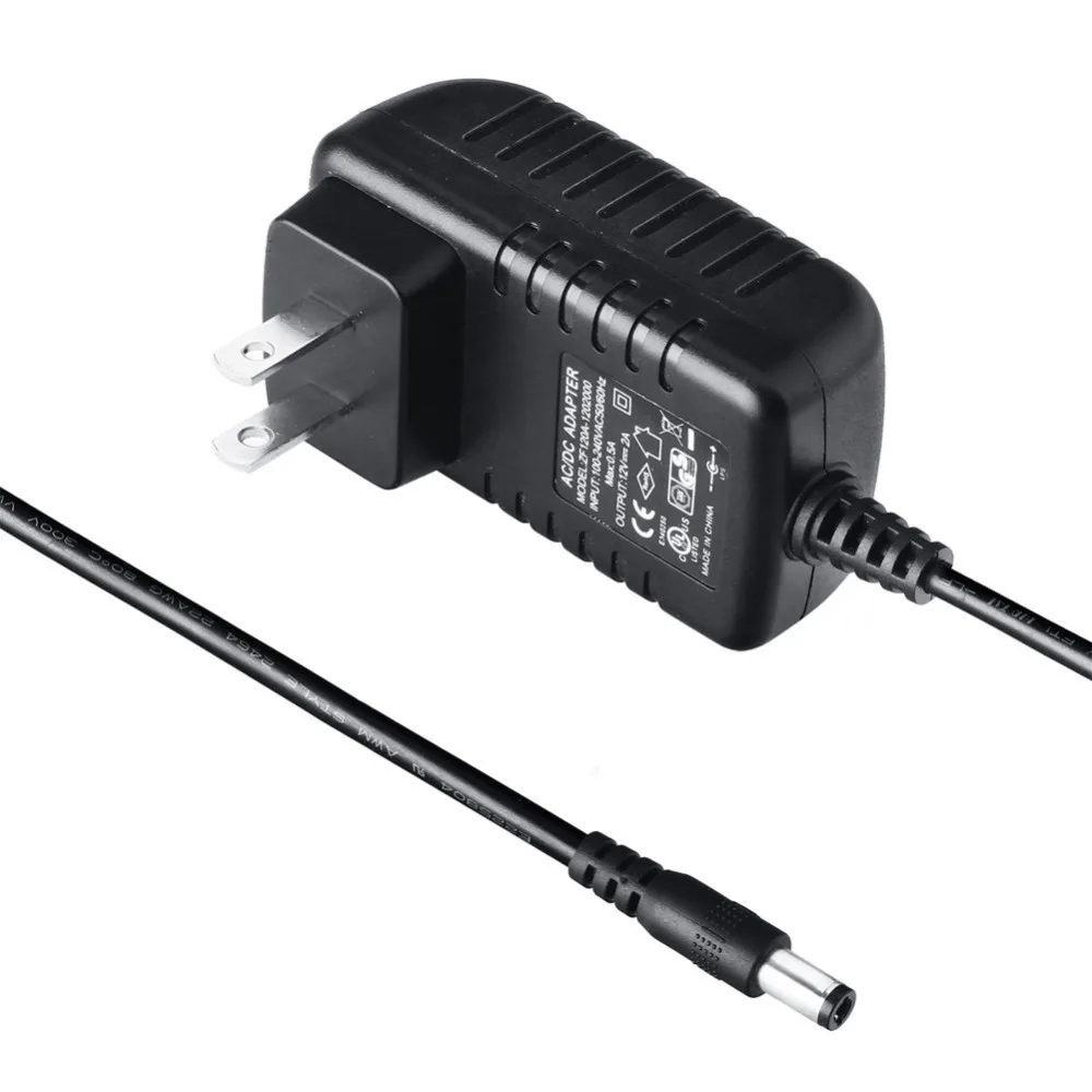VIPMOON AC 100-240 В 50/60 Гц к DC 12 2A 24 Вт стены Зарядное устройство Питание адаптер-США Plug |