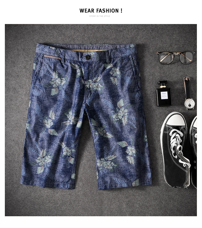 Летние грузовые шорты для мужчин slim fit мужские мешковатые шорты бренд уличная 98% Хлопок 2% спандекс 29-40 принт мужские летние шорты