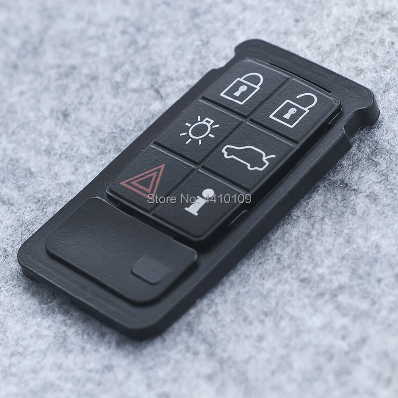 6B смарт-пульт дистанционного ключа замена оболочки для Volvo XC60 S60 S60L V40 V60 S80 XC70 5+ 1 кнопки смарт-чехол для ключа с логотипом