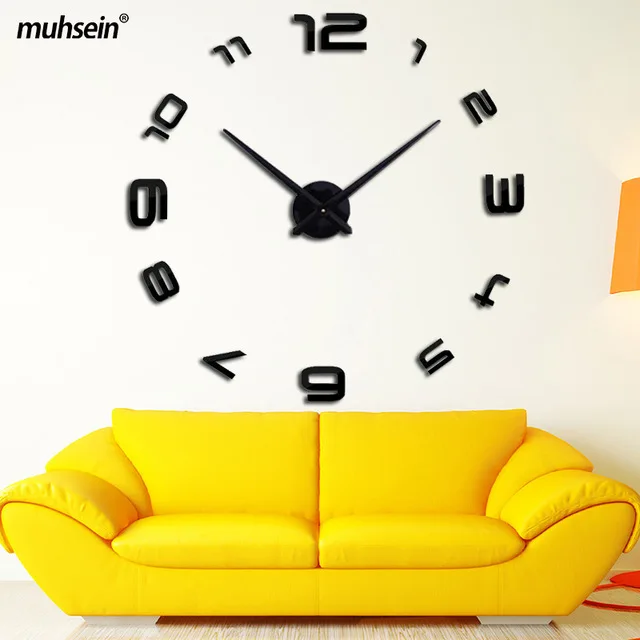 

2018 Special New Arrival Quartz Multi-piece set Clock Wall Clocks Decorative Acrylic Mirror 9 mm Sheet Living Room