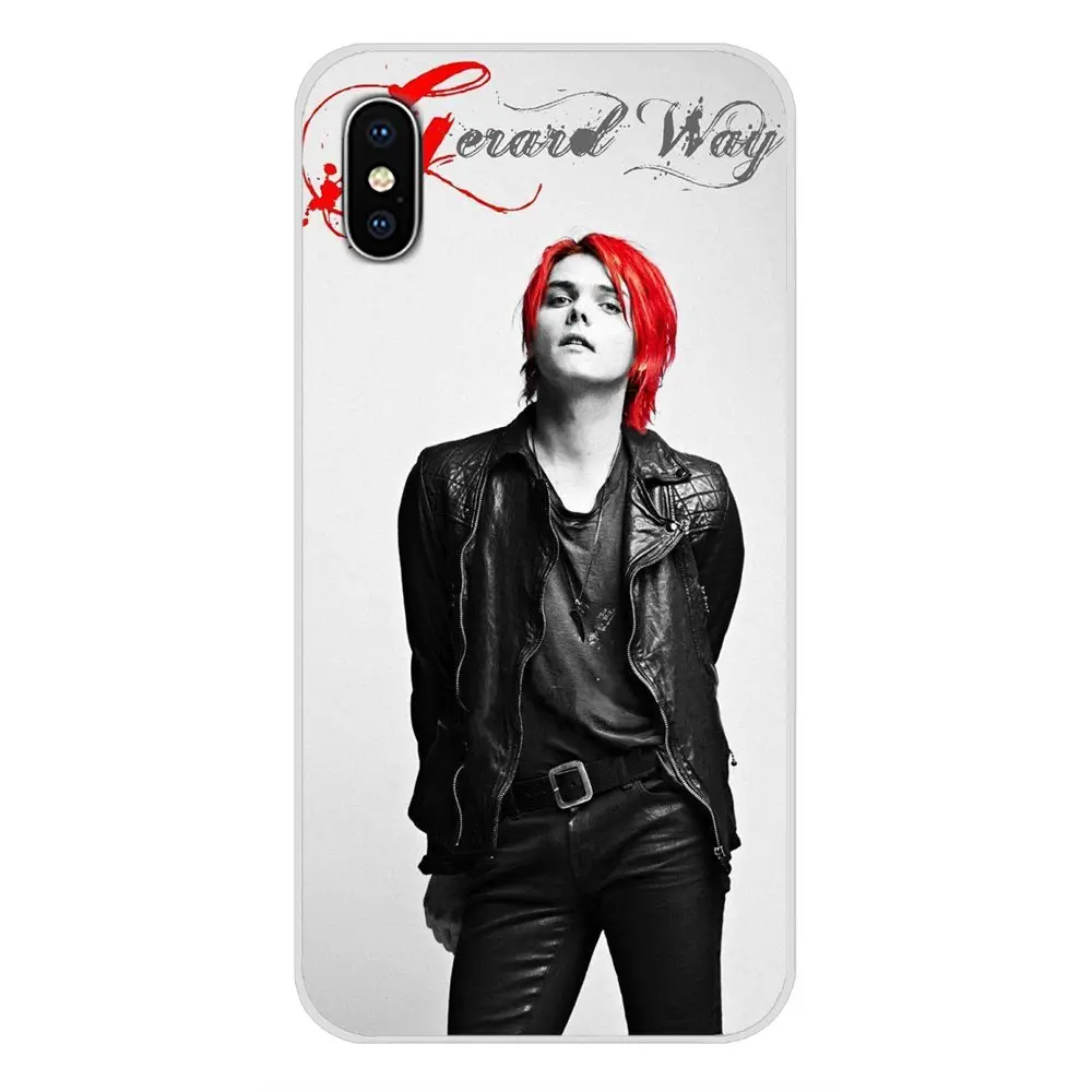 Для Apple iPhone X XR XS MAX 4 4S 5 5S 5C SE 6 6S 7 8 Plus ipod touch 5 6 TPU чехол Gerard Way My Chemical Romance MCR Rock - Цвет: images 11