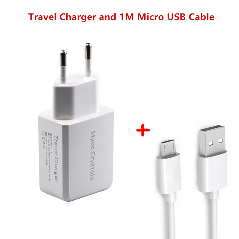 5 В 2.4A ЕС Путешествие стены Зарядное устройство адаптер для DEXP Ixion X245 Rock Mini/P350 Tundra/MS450 родился /ES550 Soul 3 Pro Micro USB кабель - Тип штекера: Charger and Cable
