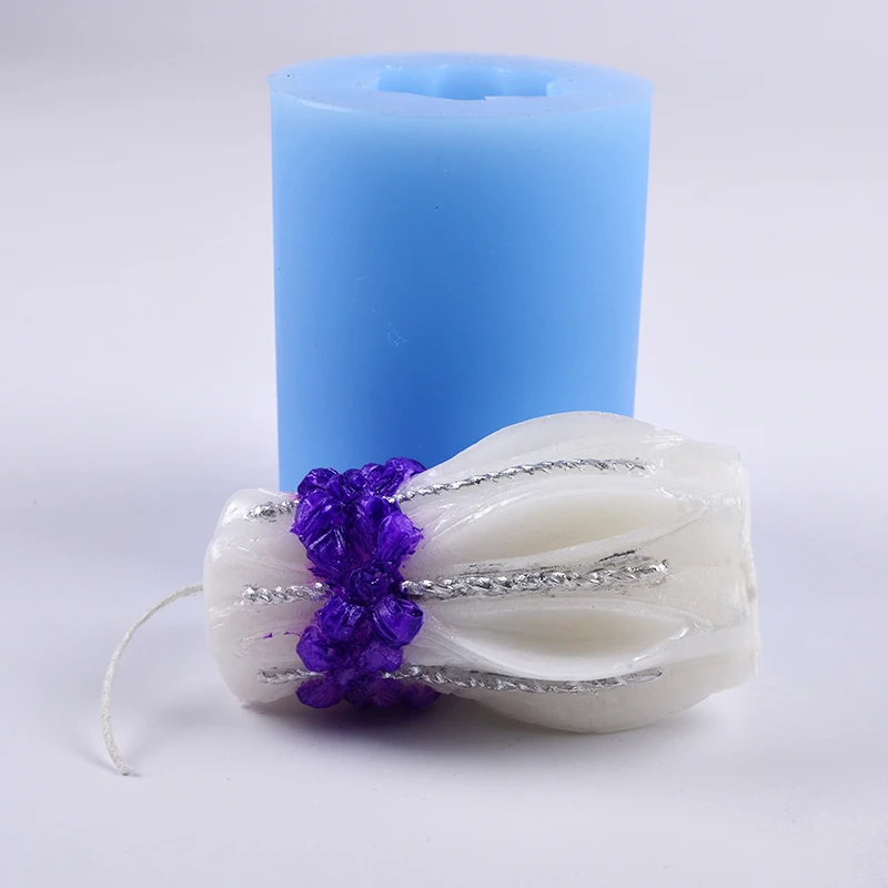 3D Силиконовые свечи форма ваза ручной работы мыло смолы Глины Ремесло плесень