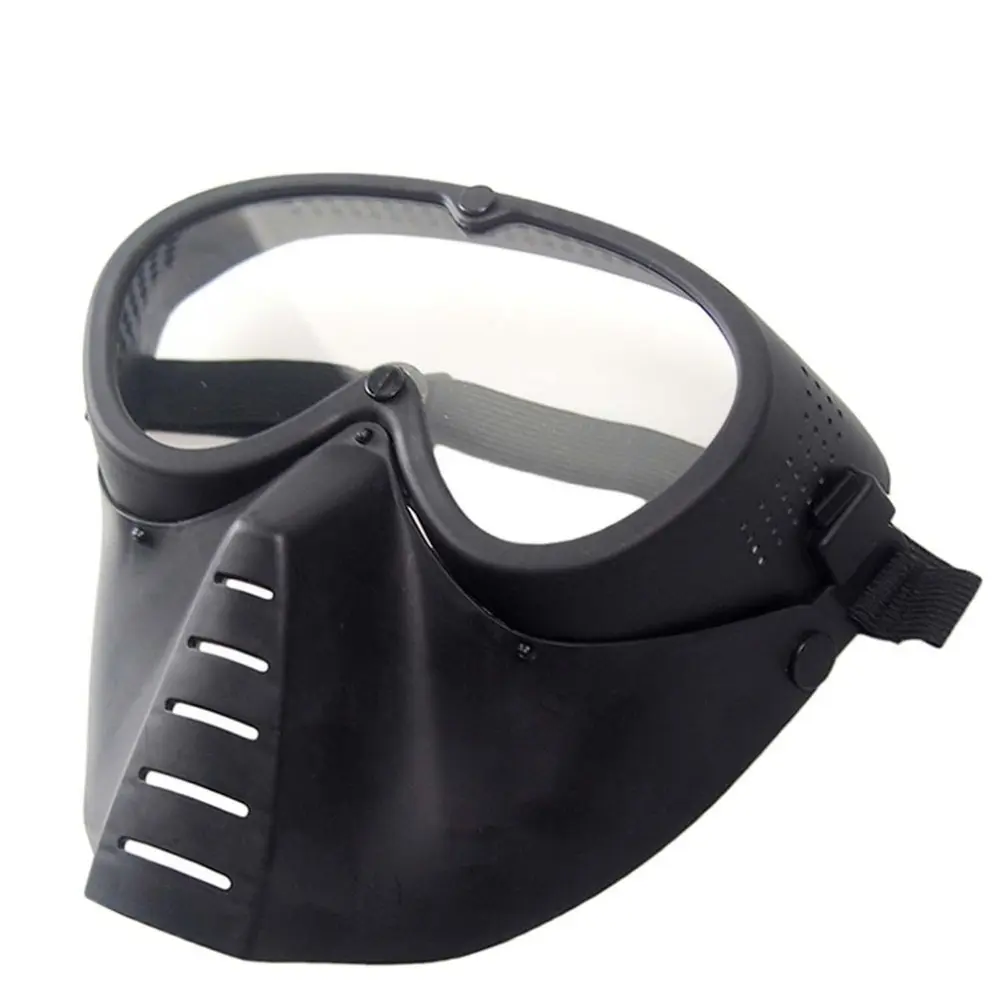 

Breathable PC Lens Face Masks Ghost Tactical Outdoor Military CS Wargame Paintball Motorcycle Airsoft Protection Face Mask