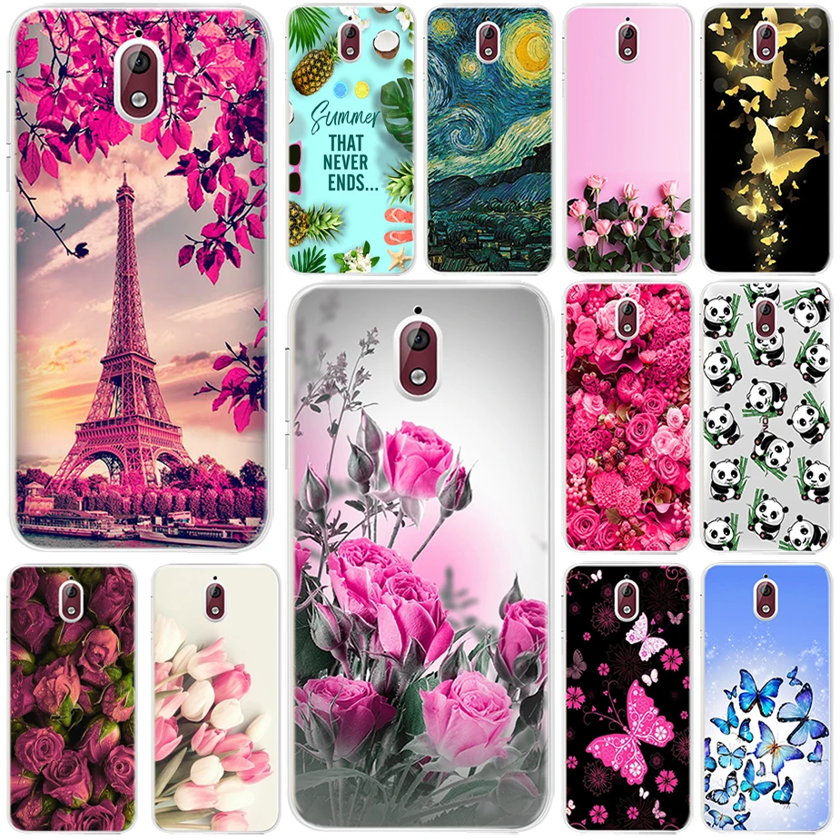 

Cute Painted Case For Nokia 3.1 Soft TPU 5.2 '' Back Cover For Nokia 3 2018 TA-1063 TA-1057 Nokia3.1 Protective Shell Phone Case
