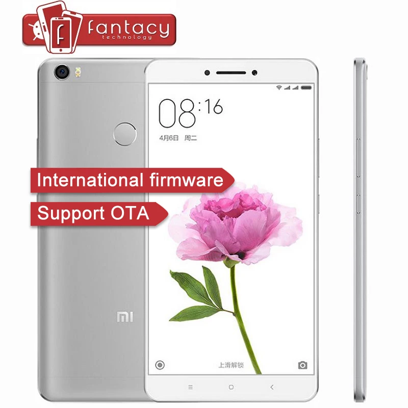 Original Global Version Xiaomi Mi Max Prime 32G ROM Snapdragon650 Hexa Core Mobile Phones Fingerprint ID 3G RAM FDD 4G CE MIUI 8