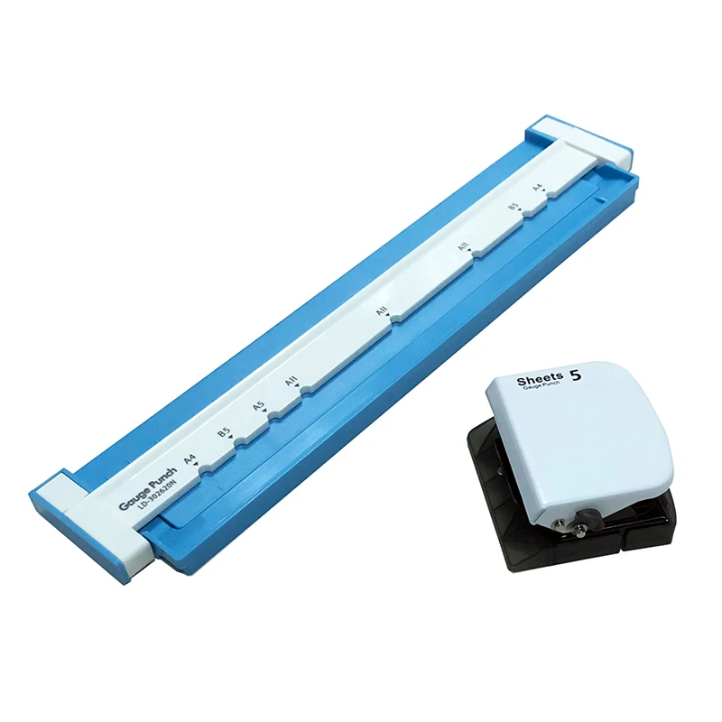 

Multi Function A4 Paper 30 Hole Perforating Machine B5 26 hole A5 20 hole Bookbinding Folder Loose Leaf Punch