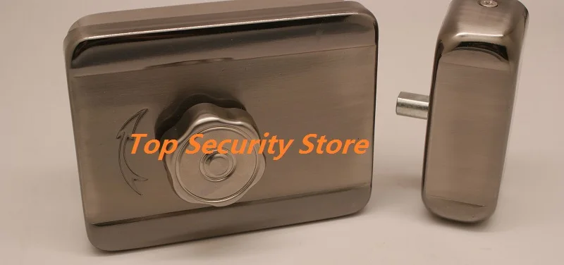 EC04 Electric Silent Bolt Rim Lock Gate Door Locking Access Control System-3