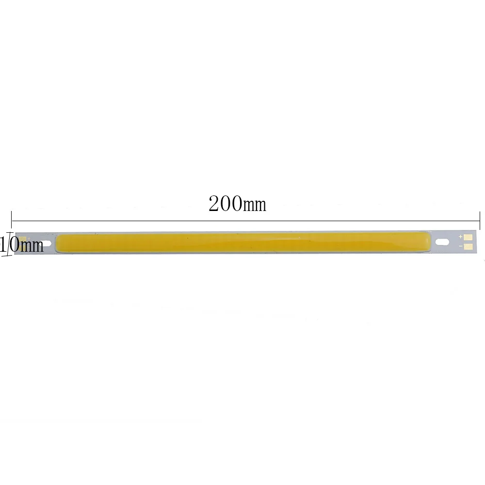 DC12V COB Светодиодная лента 200*10 мм светодиодный чип источника света для DIY