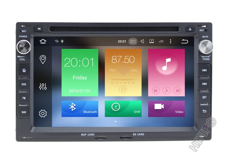 Excellent DSP Car Multimedia Player Android 9.0 2 Din Stereo System For VW/Volkswagen/Passat/Golf/Skoda Octa Core 4GB RAM Wifi USB DVD DVR 9