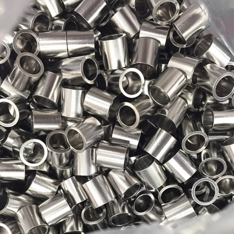 Cylinder Column Bead 3/5/6/7mm Space Slide Beads Stainless Steel DIY