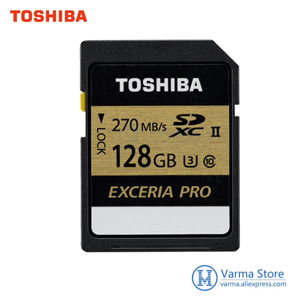 Toshiba exceria pro sd карта N501 SD памяти UHS II U3 128 Гб класс 10 4 K UltraHD высокоскоростная флеш
