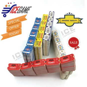 

Arcade game machine tickets amusement park gift tickets 180g custom redemption ticket