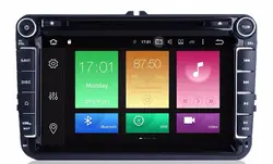 8 "2 Din Android 9,0 автомобильный dvd-плеер для Volkswagen VW Skoda Passat Polo Golf, Touran Jetta Caddy Bora gps радио мультимедиа RDS