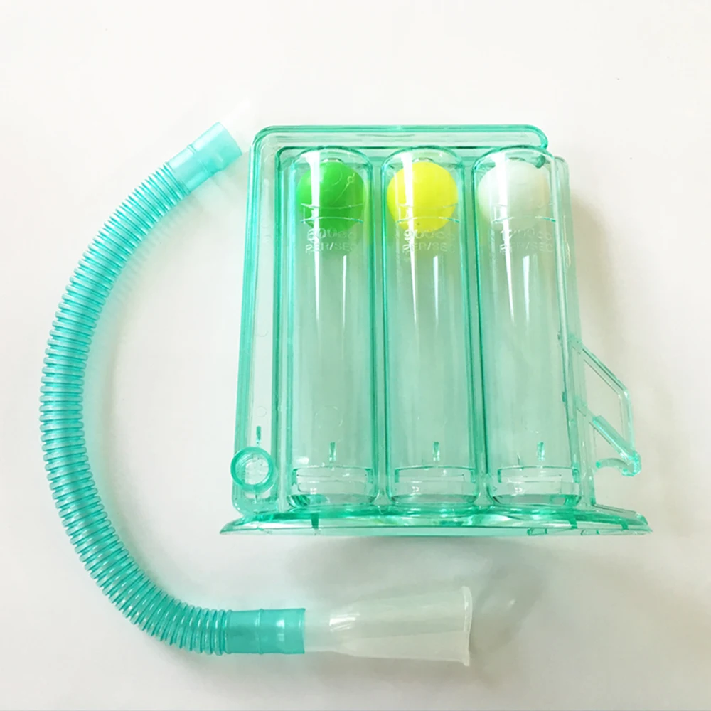 Breathing Training Device Three Balls Instrument Lung Capacity Training
