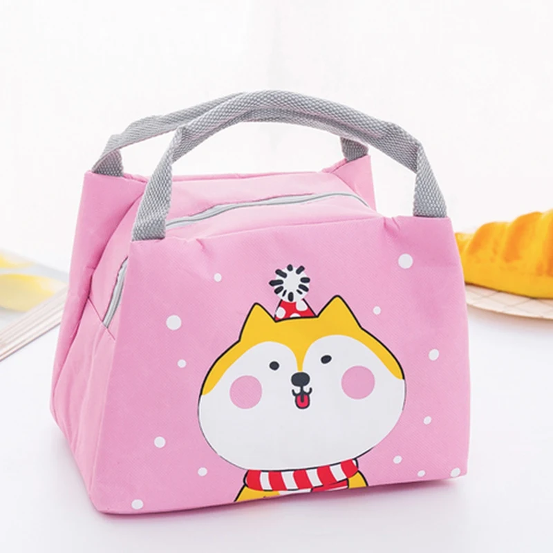 3 Портативный Термосумка для пищи коробка для пикника Tote мультфильм ткань Оксфорд сумки сумка-холодильник Термосумка для обедов сумка для продуктов - Цвет: 3