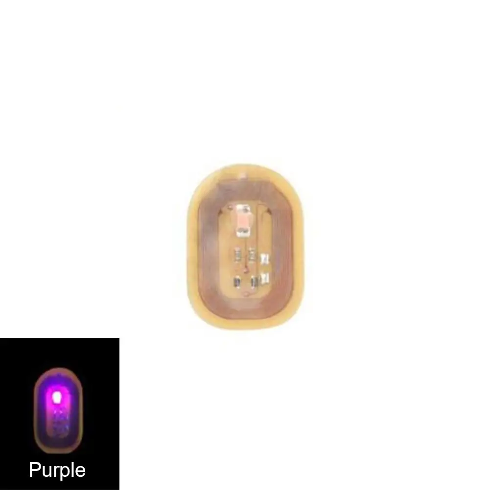 XY Fancy NFC ноготь искусство Советы DIY наклейки телефон светодиодный свет вспышка вечерние Декор ногтей советы - Цвет: purple light
