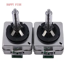 2 шт./пара 12 В 35 Вт D3S/D3C HAPPY FISH Xenon HID преобразования замените лампы высокого качества