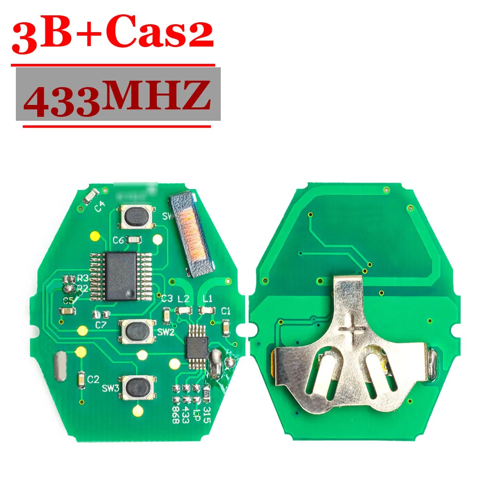 

3 Button Remote Key Borad 433MHz ID7944 for EWS Bmw 3 5 6 7 X3 X5