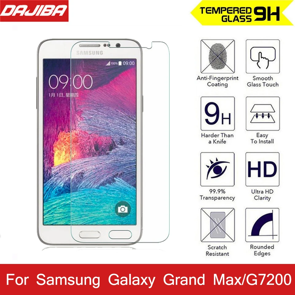 2.5D 9H Премиум Закаленное стекло для экрана с защитой от царапин Samsung Galaxy Grand Max