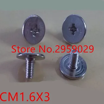 

500pcs CM1.6x3 m1.6 stainless steel flat thin head screw
